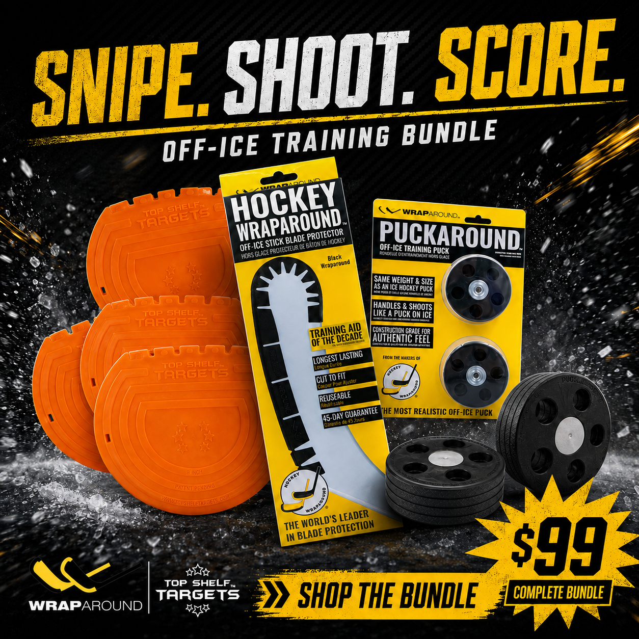 Snipe. Shoot. Score. The Complete Off-Ice Shooting Bundle