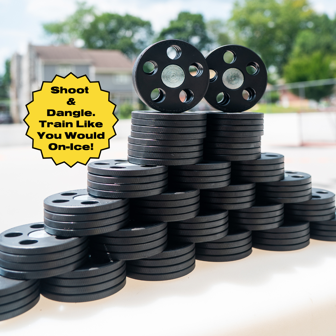 Puckaround™ Case Pack (24 Pucks) – Wraparound Hockey