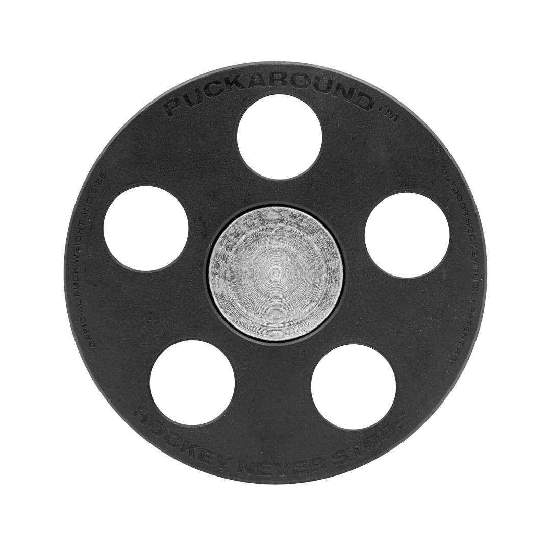 Puck Without Thread Puckaround™ Pro Training Puck for Off-Ice Hockey Training – Wraparound ...