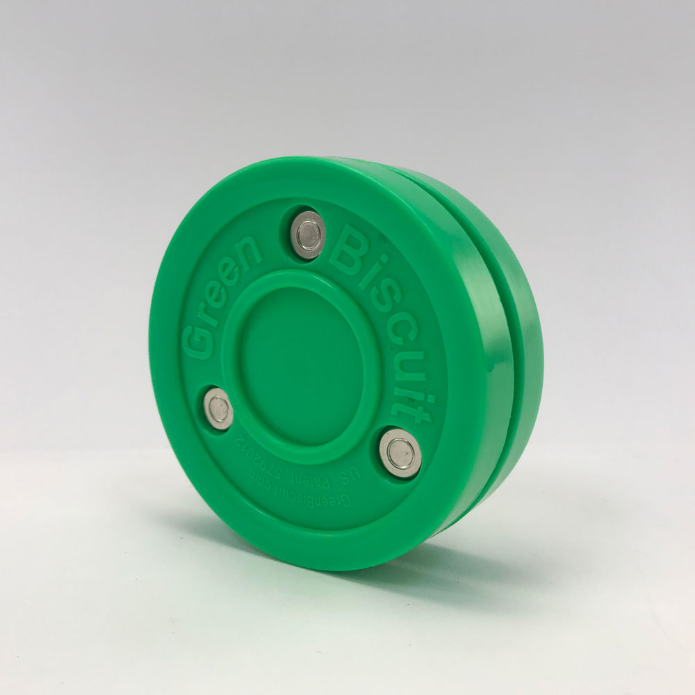 side image of Green Biscuit Puck 